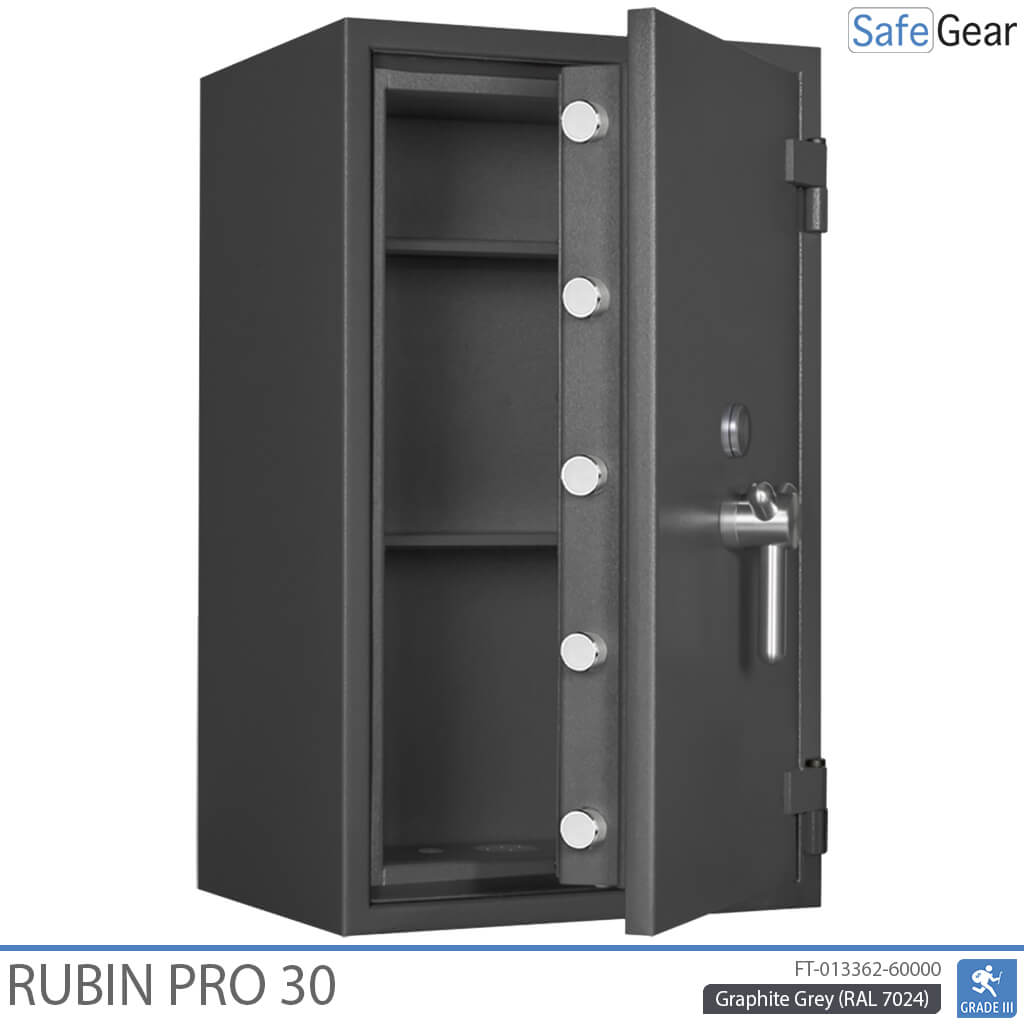 Rubin Pro 30 - Caja Fuerte de seguridad (145 litros) - Prueba de robo Grado 3