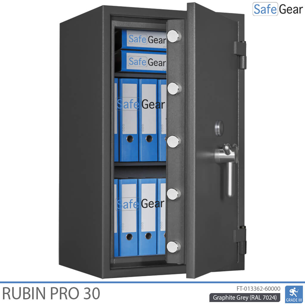 Rubin Pro 30 - Caja Fuerte de seguridad (145 litros) - Prueba de robo Grado 3