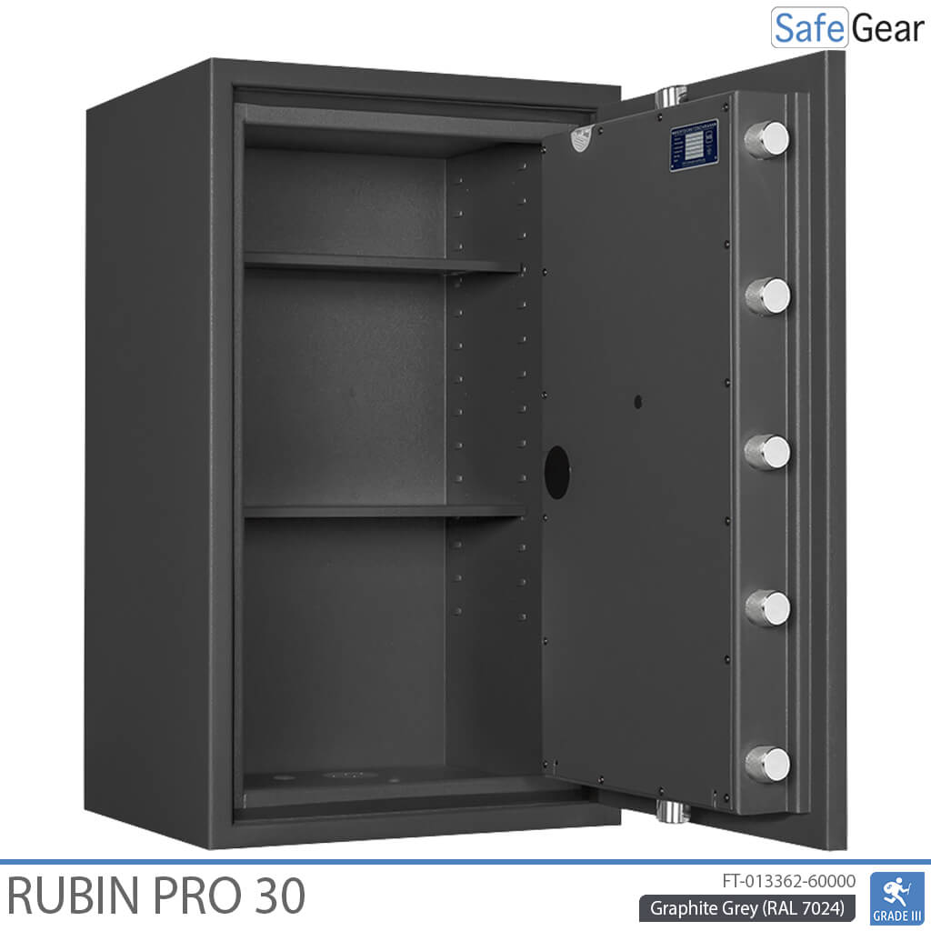 Rubin Pro 30 - Caja Fuerte de seguridad (145 litros) - Prueba de robo Grado 3