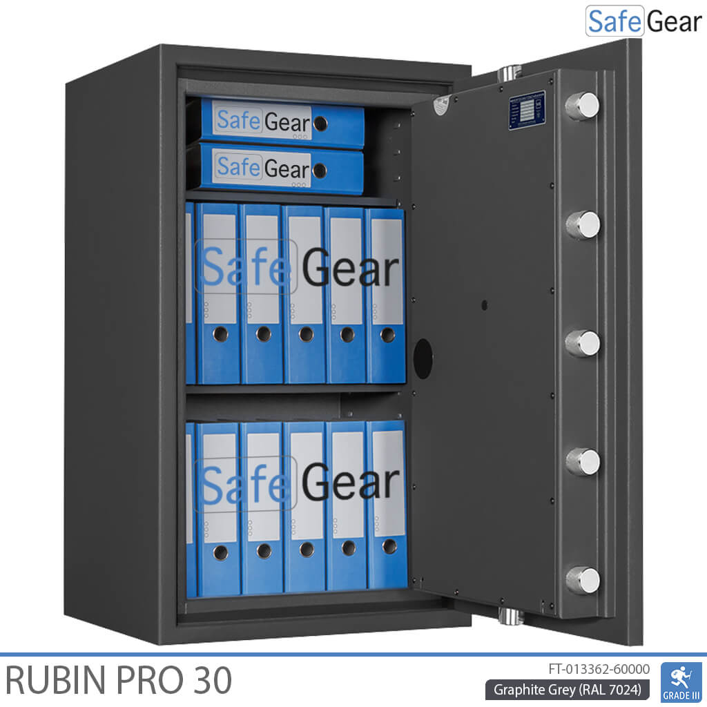 Rubin Pro 30 - Caja Fuerte de seguridad (145 litros) - Prueba de robo Grado 3