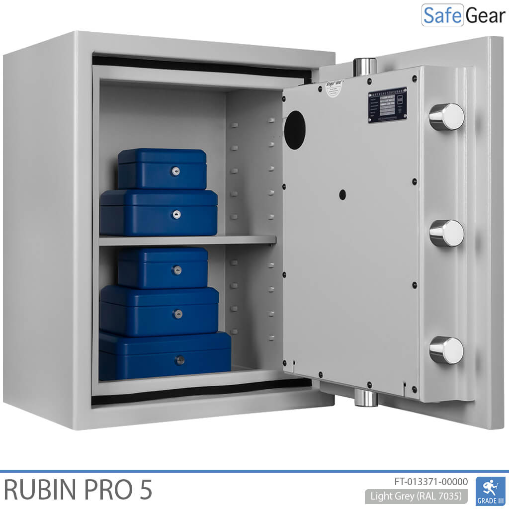 Rubin Pro 5 - Caja fuerte de seguridad (57 Litros) - Prueba de robo Grado 3
