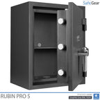 Rubin Pro 5 - Caja fuerte de seguridad (57 Litros) - Prueba de robo Grado 3