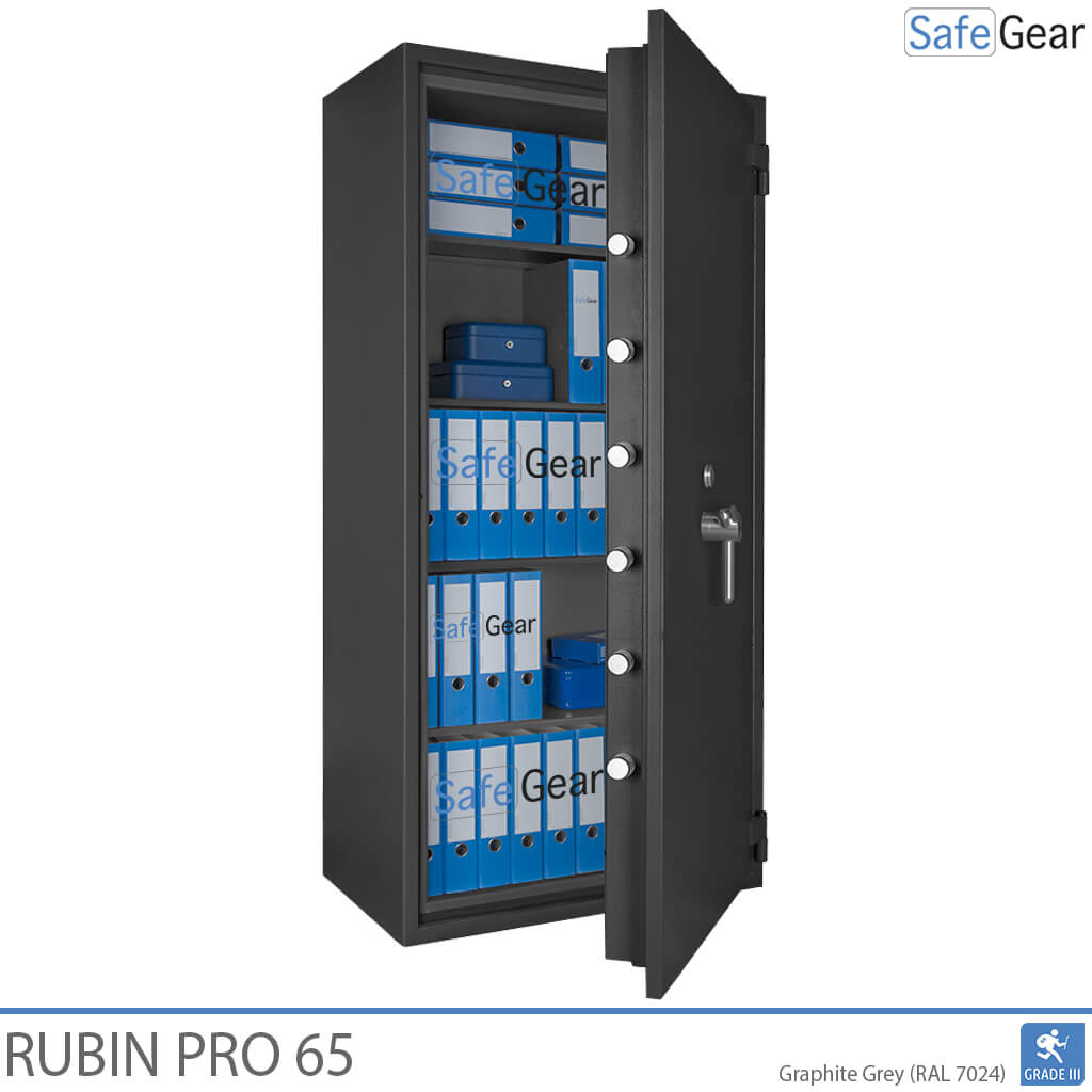 Rubin Pro 65 - Caja Fuerte de seguridad (458 litros) - Prueba de robo Grado 3
