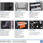 Rubin Pro 65 - Caja Fuerte de seguridad (458 litros) - Prueba de robo Grado 3