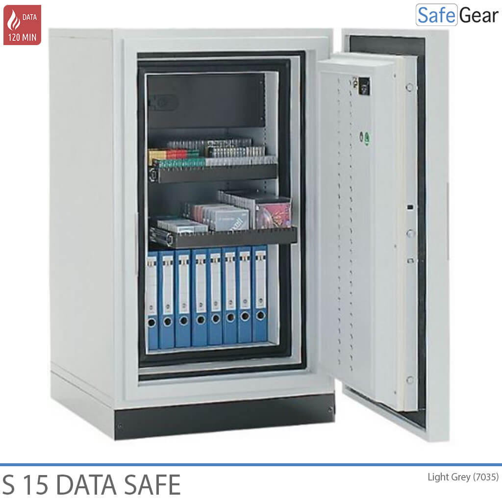 S15 Caja Fuerte Para Datos - Cinta de Datos LTO 1232 - Prueba de Incendio de 120 min