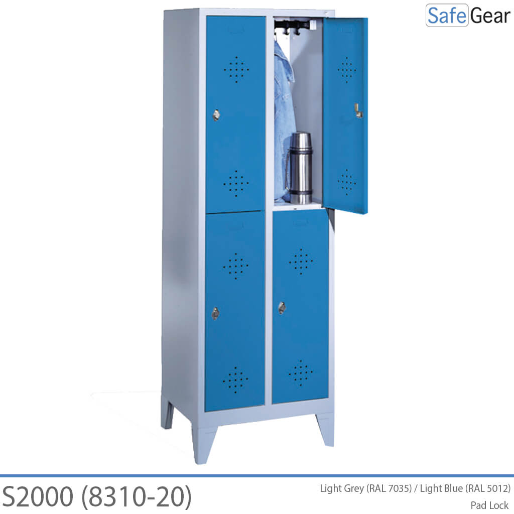 Taquilla S2000 con 2x2 compartimentos (8310-20) - candado
