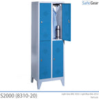 Taquilla S2000 con 2x2 compartimentos (8310-20) - candado