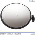 Espejo de inspección de acero inoxidable - Diámetro de 32cm - Ajustable