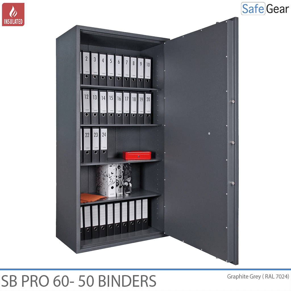 SB Pro 60 Fireproof Safe (50 Binders) - Code Lock