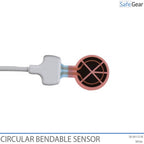 Sensor de etiquetas circular flexible