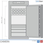 Caja Fuerte De Lujo - CHIMERA - Cerradura electrónica