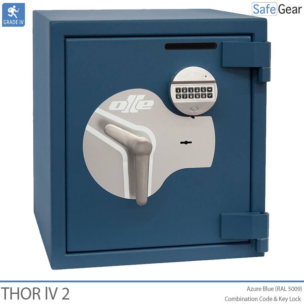 Almacenamiento Thor IV (45L) - Prueba contra robo Grado 4 - Cerradura Electrónica y cerradura con llave