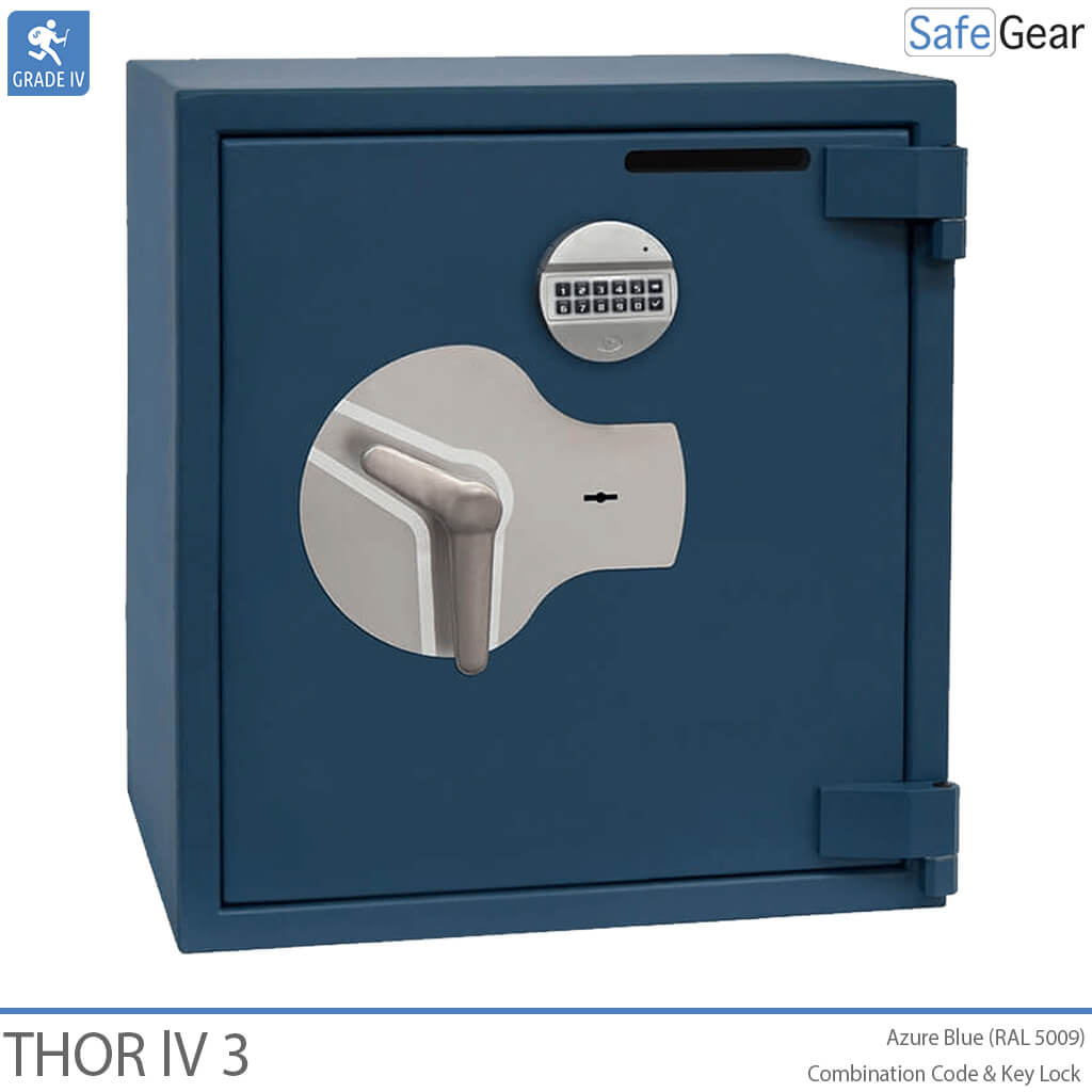 Almacenamiento Thor IV (100L) - Prueba contra robo Grado 4 - Cerradura Electrónica y cerradura con llave