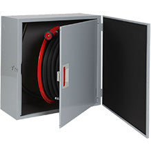 Armario contra incendios con carrete de manguera - 690x690x290 mm - PVC 30 m - 3/4'' (19mm)