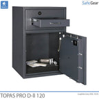 Caja Fuerte De Depósito Topas Pro D-II 120 (119 L) - Grado de prueba contra robo D-II - Cerradura con llave