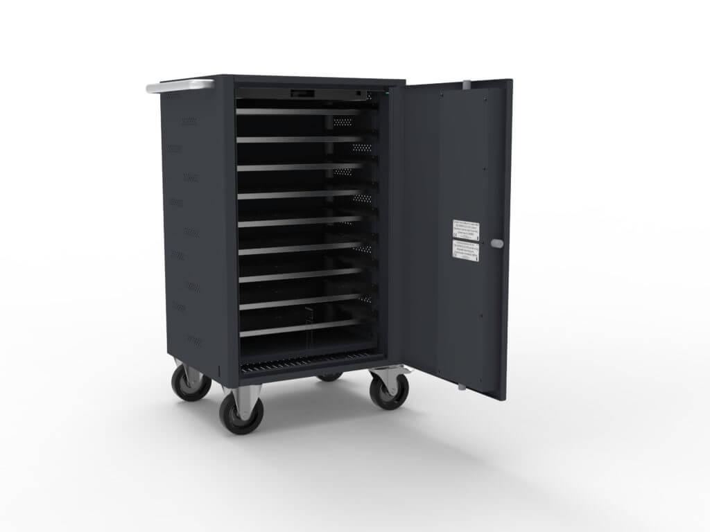 Carrito para ordenadores Guardian 1100 - 10 portátiles con carga - cerradura con llave