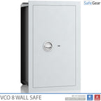 VCO 8 Caja fuerte de pared (85 L) - Prueba de robo Grado 1 - Gris claro - Cerradura con llave