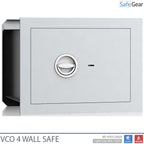 VCO 4 Caja fuerte de pared (32 L) - Prueba de robo Grado 1 - Gris claro - Cerradura Electrónica
