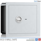 VCO 5 Caja fuerte de pared (43 L) - Prueba de robo Grado 1 - Gris claro - Cerradura con llave