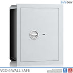 VCO 6 Caja fuerte de pared (61 L) - Prueba de robo Grado 1 - Gris claro - Cerradura con llave