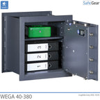 Wega 40-380 Caja Fuerte de pared (50L) - Prueba de robo Grado I