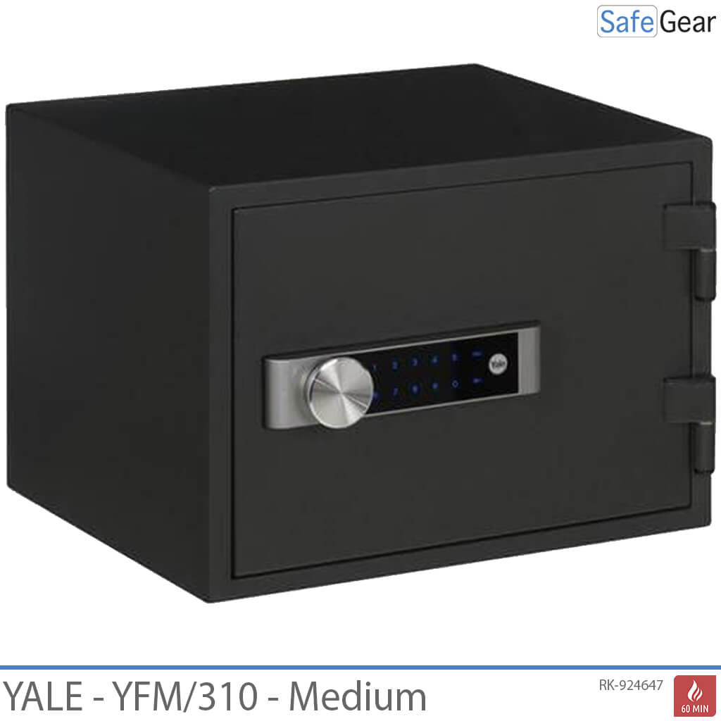 Cajas Fuertes Yale YFM310 resistentes al fuego (16L) medianas - Protección Contra Incendios 60