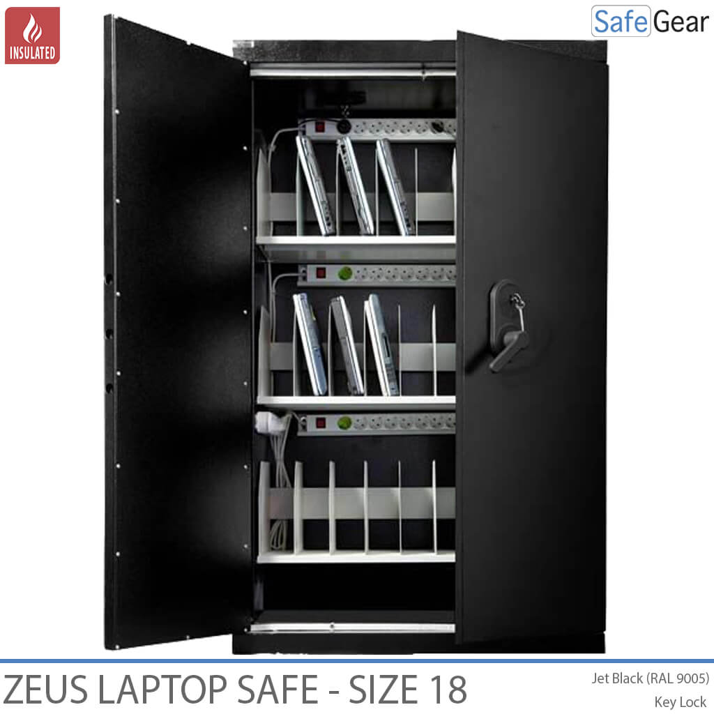 Zeus 14 - Caja Fuerte para portátiles (16 portátiles) - Cerradura con llave