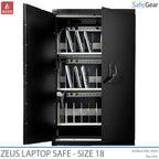 Zeus 22 - caja fuerte para portátiles (32 portátiles) - cerradura con llave